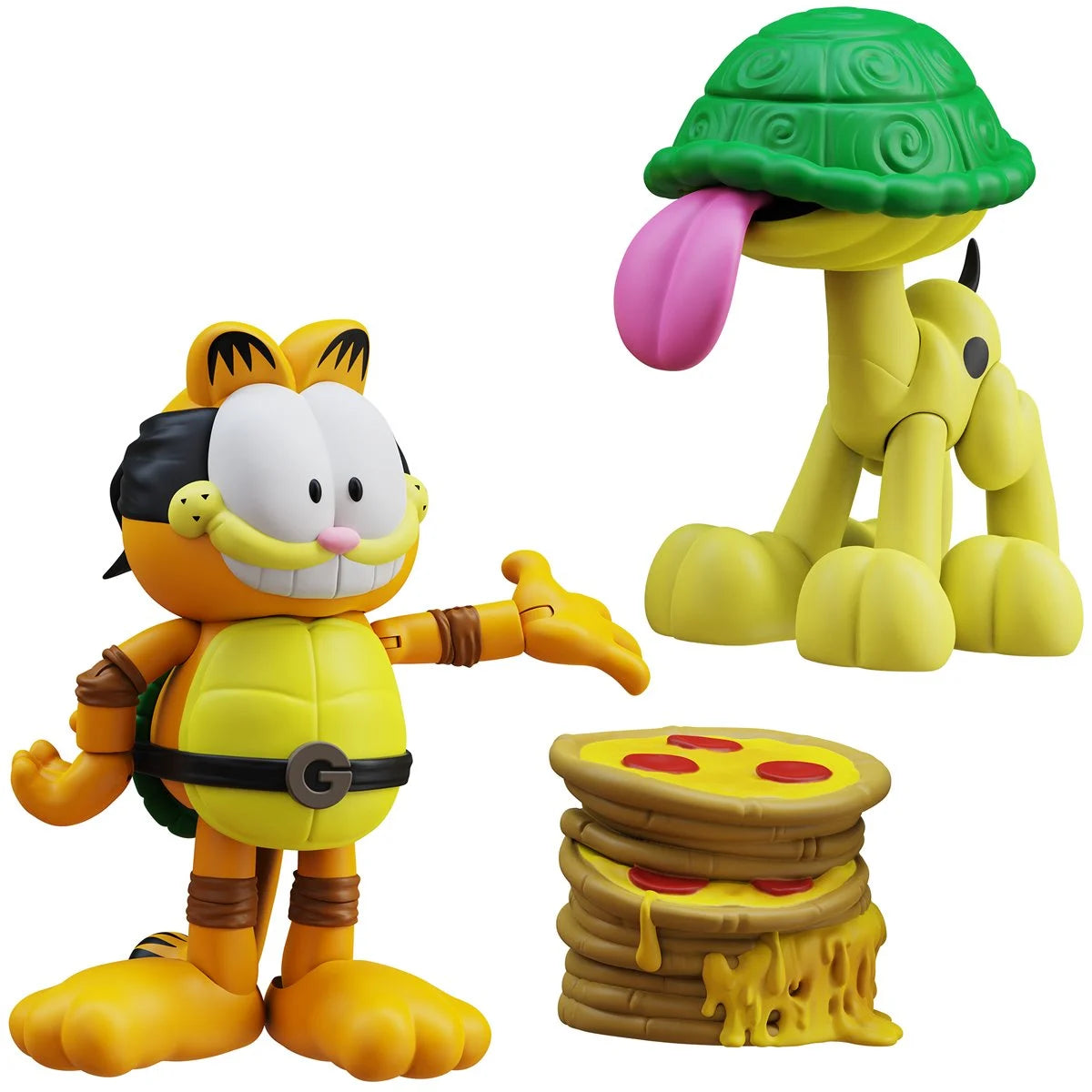 Garfield x Teenage Mutant Ninja Turtles Garfello and Sidekick Odie Act ...
