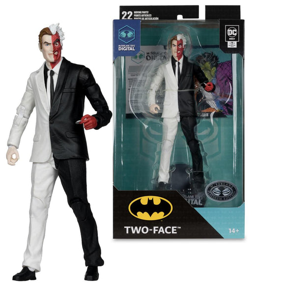 DC Multiverse Two-Face (DC: The Silver Age) w/McFarlane Toys Digital Collectible (PLATINUM) 7