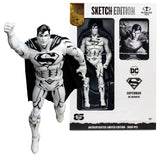 DC Multiverse Superman Rebirth Sketch Edition (Gold Label) 7" Inch Scale Action Figure - McFarlane Toys (SDCC Entertainment Earth Exclusive) *SALE!*