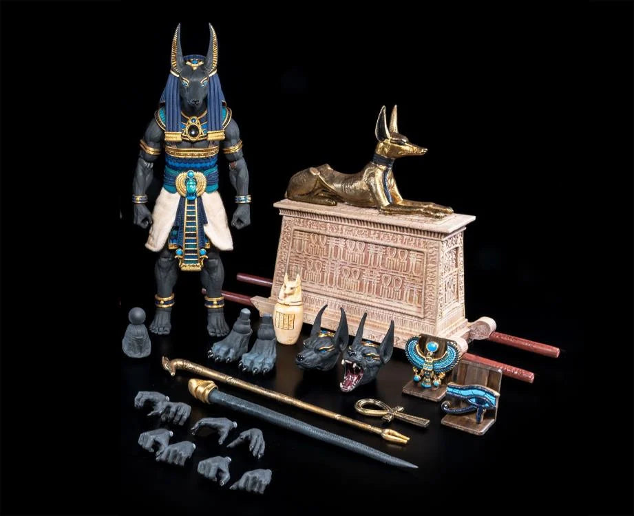 Mythic Legions: Figura Obscura Anubis (Black and Blue Ver.) 1/12
