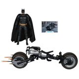 DC Multiverse Batpod and Batman (The Dark Knight Rises) Gold Label 7" Action Figure and Vehicle 2-Pack - McFarlane Toys
