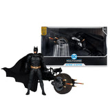 DC Multiverse Batpod and Batman (The Dark Knight Rises) Gold Label 7" Action Figure and Vehicle 2-Pack - McFarlane Toys