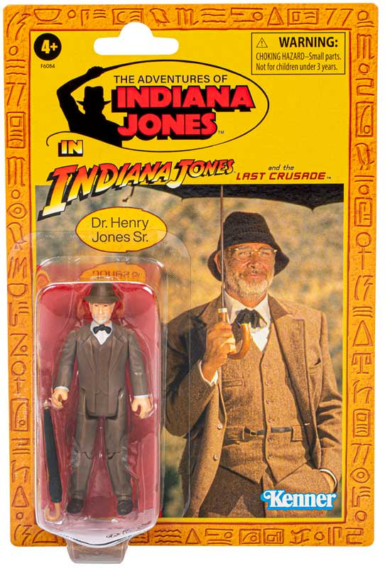 Indiana Jones Retro Collection Dr. Henry Jones Sr. (The Last Crusade) 3 3/4-Inch Action Figure - Hasbro