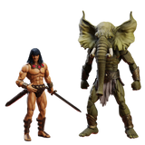 Conan the Barbarian The Tower of the Elephant Young Conan and Yag Kosha Action Figure 2-Pack Epic H.A.C.K.S. 1:12 Scale Action Figure - Boss Fight Studio