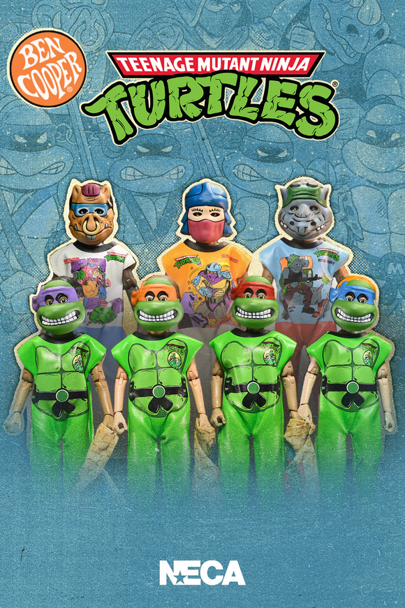Teenage Mutant Ninja Turtles (1987 Cartoon) x Ben Cooper Costume Kids Collection Series 11 Bundle (Donatello, Leonard, Michelangelo, Raphael, Bebop, Rocksteady & Shredder) 6