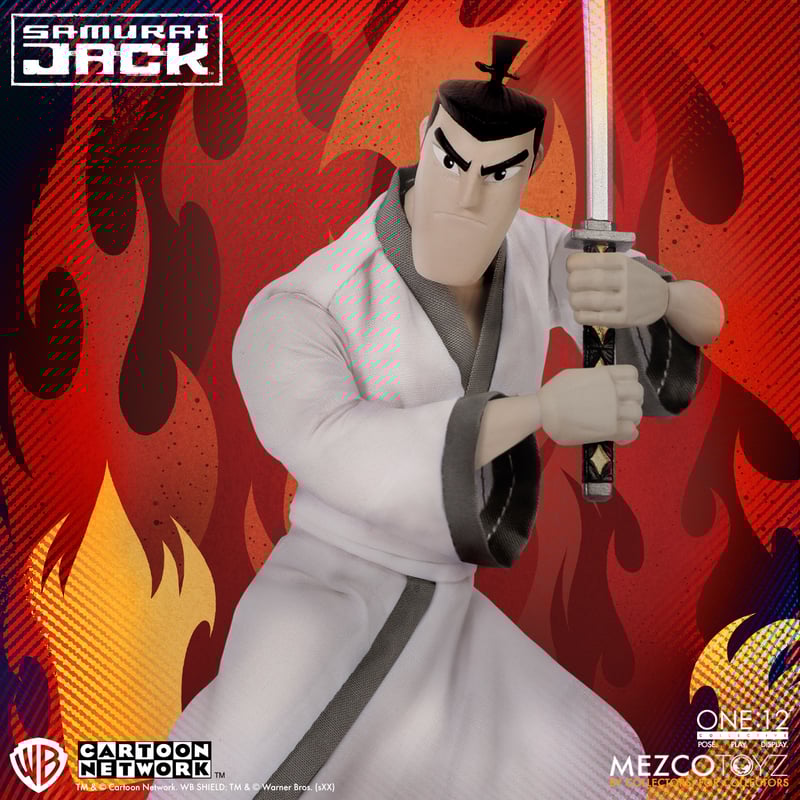 MEZCO One:12 Collective Samurai Jack Action Figure – Props