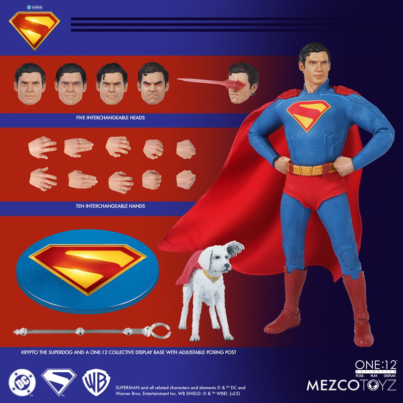 Superman (2025) One:12 Collective Action Figure - Mezco – Props