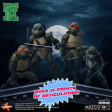 Teenage Mutant Ninja Turtles (1990) Boxed Set One:12 Collective Action Figures - Mezco Toyz