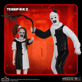 Terrifier 2 (Art The Clown & Pale Girl) 5 Point Action Figure Set - Mezco