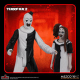 Terrifier 2 (Art The Clown & Pale Girl) 5 Point Action Figure Set - Mezco