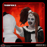 Terrifier 2 (Art The Clown & Pale Girl) 5 Point Action Figure Set - Mezco