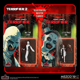 Terrifier 2 (Art The Clown & Pale Girl) 5 Point Action Figure Set - Mezco