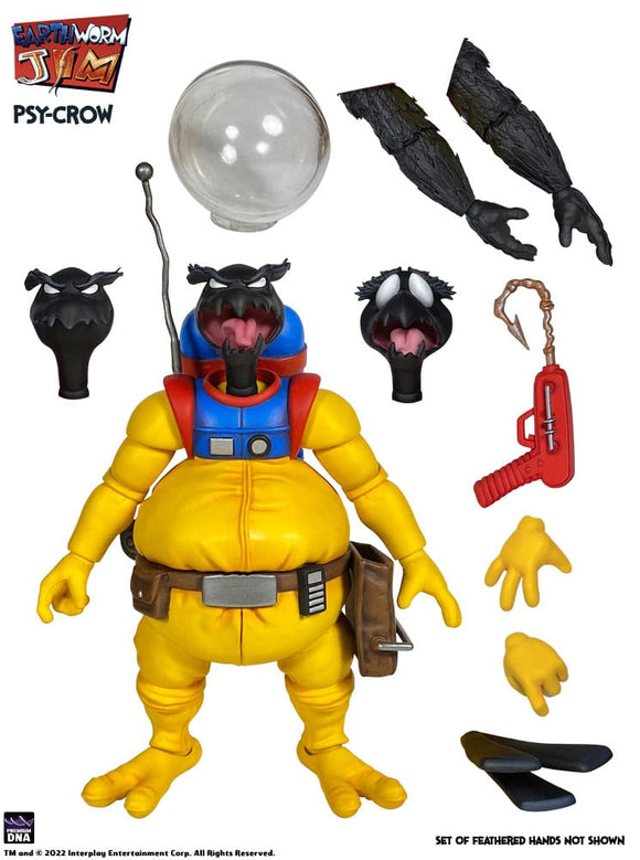 Earthworm Jim Wave 1: Psy-Crow 1/12 Scale Action Figure - Premium DNA Toys