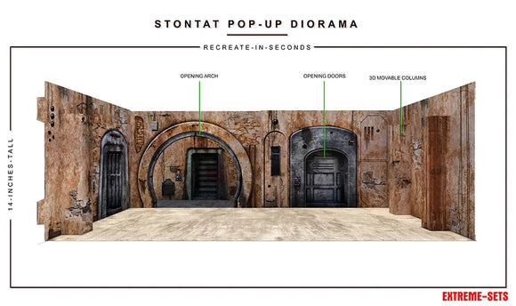 Stontat Pop-Up 1:12 Scale Diorama - Extreme Sets