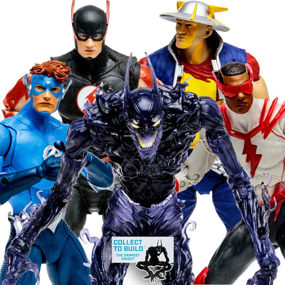 DC Multiverse Full Wave of 4 Figures (Dark Nights Death Metal: Speed Metal) (Build a Figure - The Darkest Knight)  7