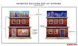 Animated Building Pop-Up 1:12 Scale Diorama - Extreme Sets