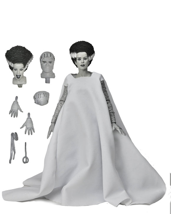 Universal Monsters Ultimate Bride of Frankenstein (B&W) 7” Scale Action Figure - NECA