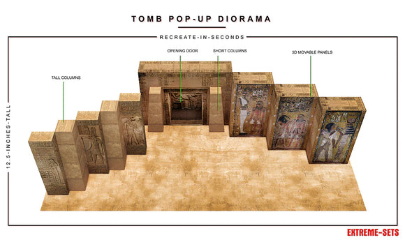 Tomb Pop-Up 1:12 Scale Diorama - Extreme Sets