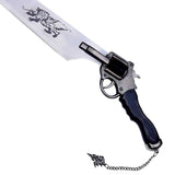 Final Fantasy Style Squall Gunblade Revolver Sword