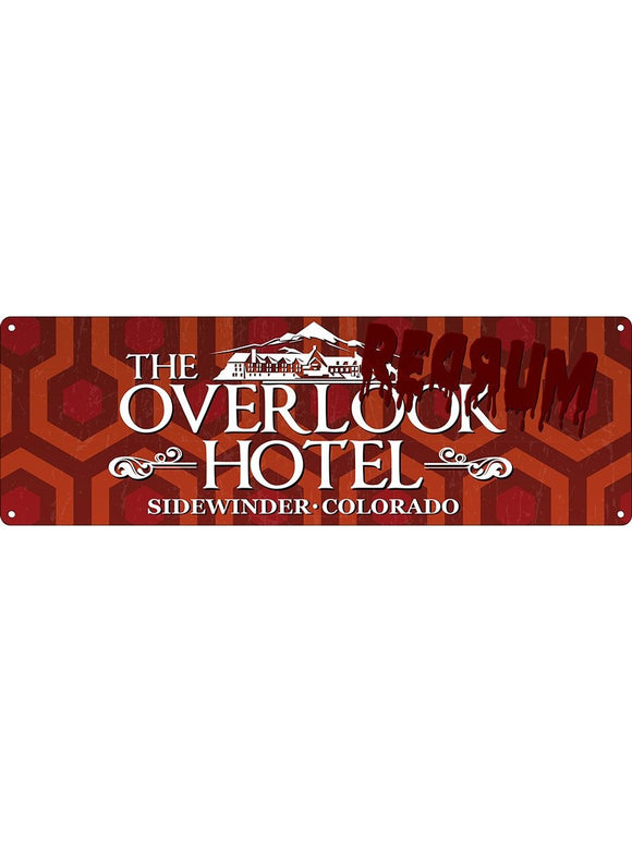 The Overlook Hotel Slim Tin Sign - The Shining