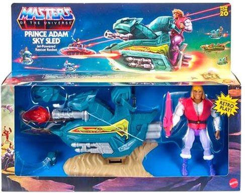 Masters of the Universe Origins Action Figure 2020 Prince Adam with Sky Sled 5.5