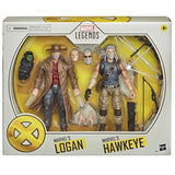 Marvel Legends Series Marvel’s Hawkeye and Marvel’s Logan 6" Inch Action Figures 2 Pack - X-Men - Hasbro