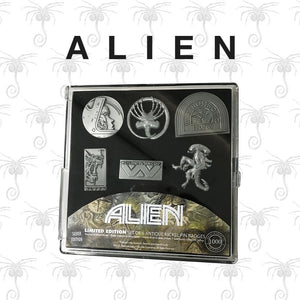 Alien Pin Badge Set of 6 Limited Edition - 1,000pcs Worldwide! - Official