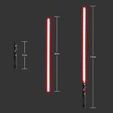 Star Wars 'Kyber Crystal' Style Metal Stunt Light Saber 8 in 1 - Lightsaber / Sword with Sound FX (7 colours & 3 Sound FX)