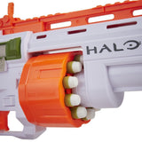 Nerf Halo Bulldog SG Dart Blaster -- Pump-Action, Rotating 10-Dart Drum, Tactical Rails, 10 Nerf Darts, Skin Unlock Code