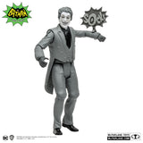 DC Retro Batman 66 - The Joker (Black & White TV Variant) 6" Inch Action Figure - McFarlane Toys