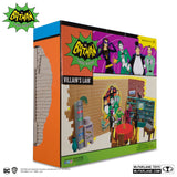 DC Retro Batman 66 - VIillain's Lair Playset 6" Inch Action Figure Playset / Diorama - McFarlane Toys