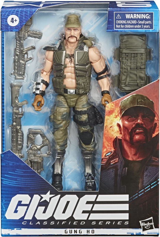 Hasbro G.I. Joe Retro Collection Action Figure 2022 - Gung-Ho, 15 Cm, Edizione Limitata