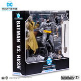 DC Multiverse Batman Vs Hush Variant Version 7" Inch Scale Action Figure 2 Pack - McFarlane Toys