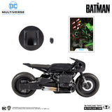 DC The Batman Movie Batcycle Vehicle 7" Inch Scale Action Figure - McFarlane Toys