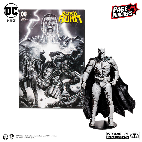 DC Comics Black Adam Comic Book with Batman Line Art Variant (Gold Label) 7