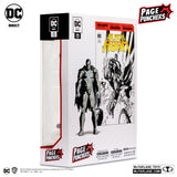 DC Comics Page Punchers Black Adam with Black Adam Comic (Line Art Variant) 7" Inch Scale Action Figure - McFarlane Toys