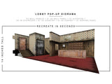 Extreme-Sets Lobby Pop-Up 1:12 Scale Diorama