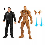 Marvel Legends Series Happy Hogan and Iron Man Mark 21 6" Inch Action Figure 2 Pack - Hasbro
