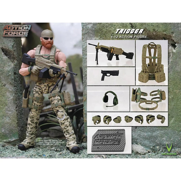 Action Force Series 2 Trigger 1:12 Scale Action Figure - Valaverse ...