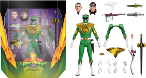 Super7 Power Rangers Ultimates Mighty Morphin Green Ranger 7" Inch Action Figure