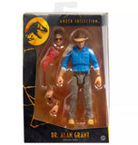 Jurassic Park Dr. Alan Grant Amber Collection 6" Inch Action Figure - Mattel *IMPORT STOCK*