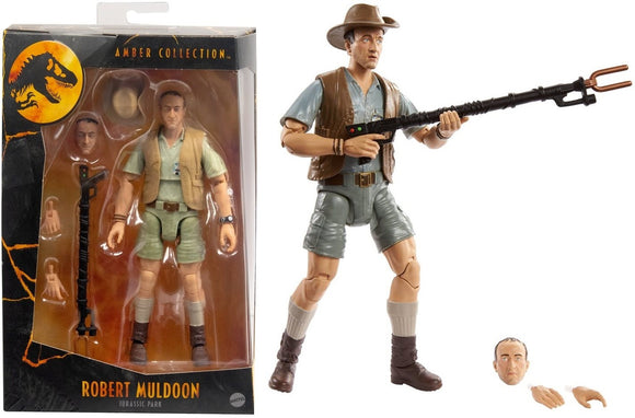 Jurassic Park Robert Muldoon Amber Collection 6
