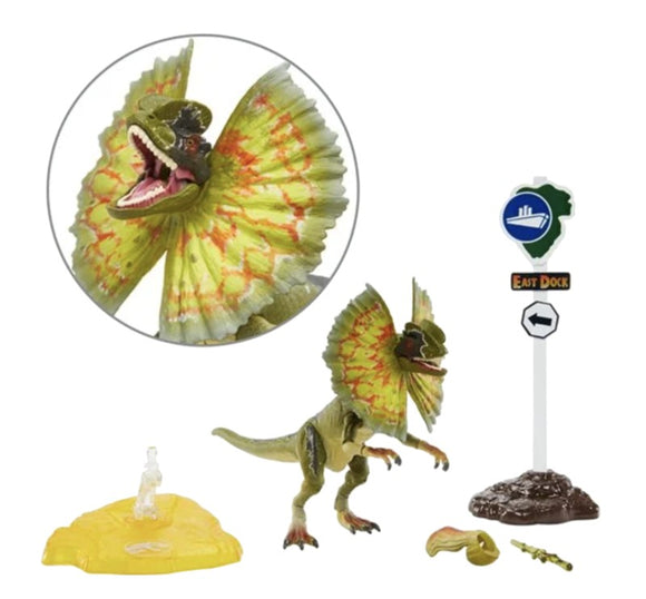 Jurassic Park Dilophosaurus Amber Collection 6