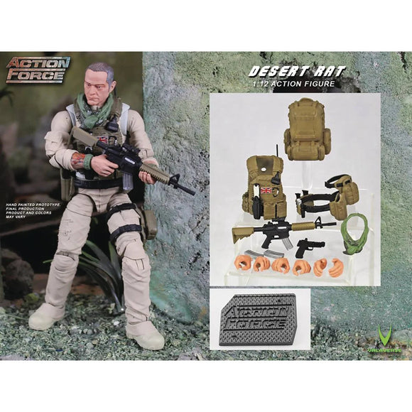 Action Force Series 2 Desert Rat 1:12 Scale Action Figure - Valaverse