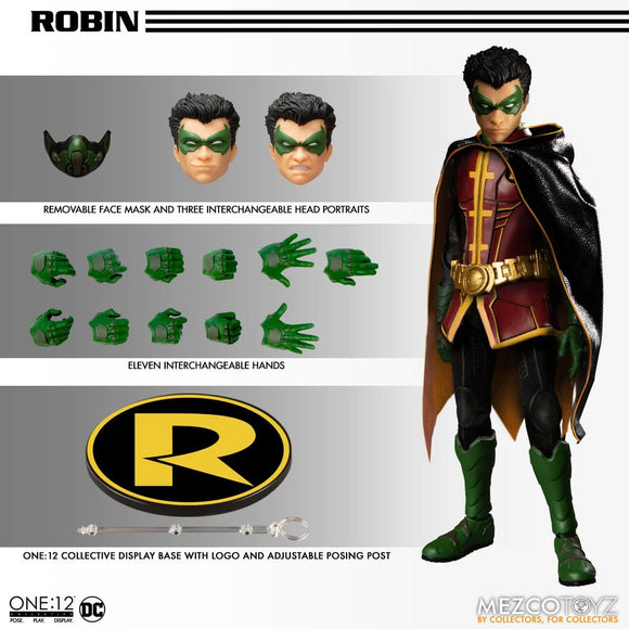 MEZCO One:12 Collective Robin (Damian Wayne) Action Figure