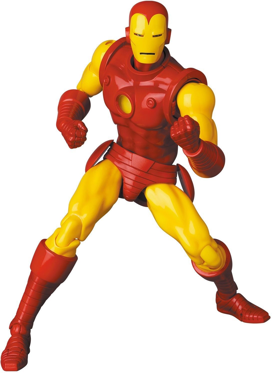 【開封品美品】MARVEL IRON MAN MAFEX 6インチフィギュア Medicom MAFEX - Iron Man (Comic Ver.) Action Figure (no. 165