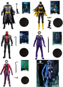 McFarlane Toys DC Multiverse Full Wave (Set of 6) (Batman Three Jokers) 7" Inch Action Figure