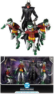 DC Multiverse Collector Multipack Batman Who Laughs with Robins of Earth -22 7" Action Figures - McFarlane Toys