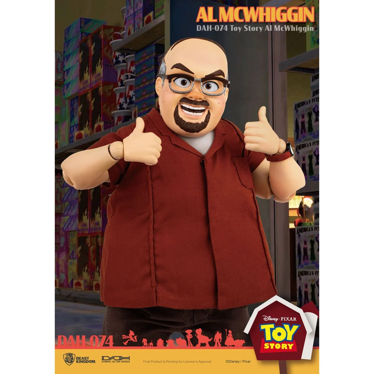 Toy Story 2 Al McWhiggin DAH-074 Dynamic 8-Ction Heroes Deluxe 