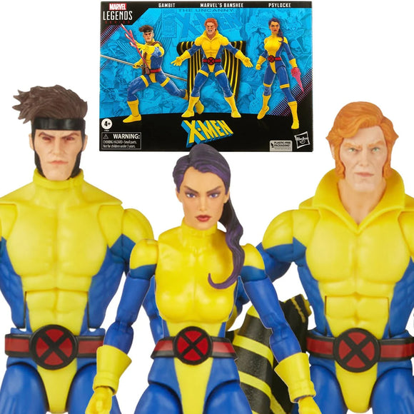 Marvel Legends X-Men Marvel’s Banshee, Gambit, & Psylocke 6
